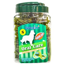 Boneplus 超效螺旋六星潔牙棒, 3D顆粒, 口腔保健, 天然草本, 600g, 1桶