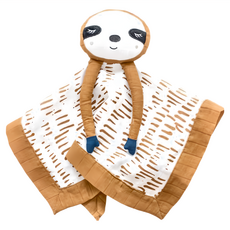 FABELAB APS 奶嘴安撫巾 (有機棉), 無奶嘴, 灰樹懶, 1條