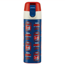 Skater Snoopy史努比 不鏽鋼水壺 彈蓋直飲式, 深藍色, 140ml, 1個