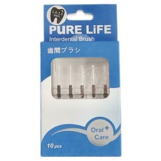PuRE LiFE 寶淨 纖柔護齒可替換牙間刷毛 V-09, 10支, 1盒, 1.4-1.5 mm