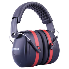 U-TECH 優鐵客 EM-5002B 紅色 降噪隔音耳罩 SNR: 32dB, 1個