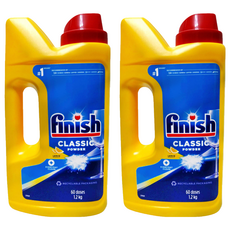 finish 強效洗碗粉, 檸檬, 1.2kg, 2瓶