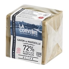 LA CORVETTE 法釩馬賽莊園 經典橄欖油馬賽皂, 200g, 1個