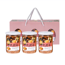 Global Garden 盛花園 杏鮑菇鬆小點 Set 3入, 嚴選新鮮杏鮑菇特調口味製成, 高營養價值副食品首選, 熱量低、纖維多, 素食者可用, 禮盒, 840g, 1盒