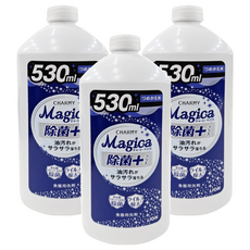 LION 獅王 CHARMY Magica 洗碗精 清新柑橘 530ml, 3瓶