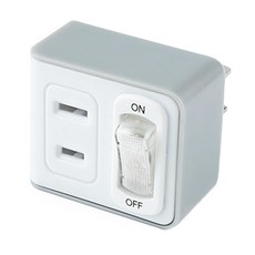 電太郎2P安全小壁插 白色, 雙插座設計，節省能源，安裝簡便, ZPR-014, 1個