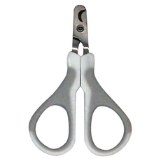 Biseau 斜角45度貓咪指甲剪 9.6x6.5x1.5cm ABS+不鏽鋼, 灰色, 1個