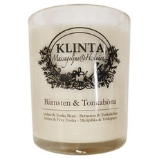 KLINTA 香氛按摩蠟燭 45小時 天然精油按摩 滋潤肌膚, 琥珀 + 零陵香豆, 200ml, 386g, 1件