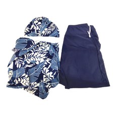 Summer love 夏之戀 大女長版二件式泳裝 - 4L 尺寸, 尼龍材質, E24721-954-06