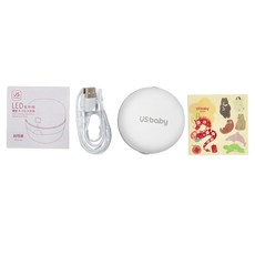 US baby 優生 LED紫外線多功能消毒罐, 49秒消毒, 殺菌率99.99%, USB充電, 超長續航, YB-C001, 白色