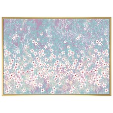 Boluo 菠蘿選畫所 春響 BFFB4651G 59.4 x 42cm 畫框 花卉藝術掛畫, 金色