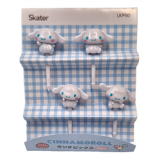 Skater 裝飾用立體水果叉 4支, 大耳狗, 1組