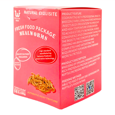 WEIYITER 維益特 台灣公司貨 麵包蟲鮮食包 5包, 60g, 1盒