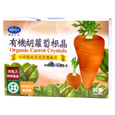 BuDer 標達 有機胡蘿蔔根晶, 30包入 粉狀食品, 100%成分 無調整, 90g, 1盒