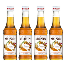 MONIN 莫寧 焦糖風味糖漿, 250ml, 4瓶