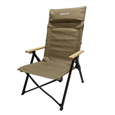 Cypress Creek 賽普勒斯 三段式小田椅, 椅背三段式調節, 可拆式枕頭設計, 卡其色, 1個