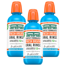 TheraBreath 漱口水 冰涼薄荷, 473ml, 3瓶