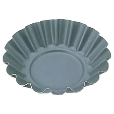 Cakeland Albrid系列 不沾蛋塔花烤模, 大波浪邊(8cm), 日本產, 1個