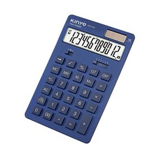 Kinyo 12位元計算機 KPE-683, 1個, 藍色