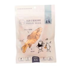 派庫廚房 北歐交響鮭凍乾, 富含Omega-3脂肪酸、DHA、EPA, 100%原肉 台灣製造, 鮭魚, 50g, 1包