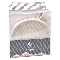 SiliPot Pomier 朴蜜兒 鉑金矽膠時尚摺疊杯 含蓋, KC903, 耐熱溫度-40~250℃, 燕麥奶, 1個