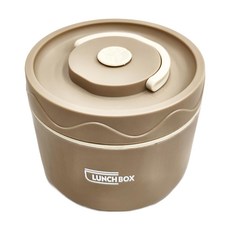 304不鏽鋼微波保溫便當 Lunch Box, 深咖色, 1個