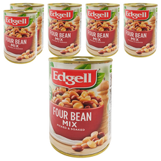 Edgell 愛德格 Four Bean Mix 綜合豆, 400公克, 240g, 6罐