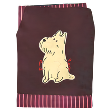 帕比狗 二口圍裙 約72x74cm 100%聚酯纖維, 顏色隨機, 1件