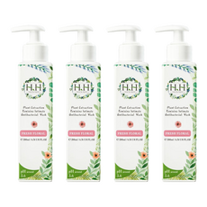 HH 草本新淨界 私密植萃抗菌潔淨露 清新花香, 200ml, 4瓶