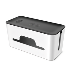 UGREEN 綠聯 電源線收納盒/整線盒 L, 黑色 + 白色 + 褐色, 1個