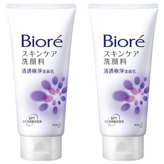 Biore 蜜妮 台灣公司貨 清透極淨洗面乳, 100g, 2條