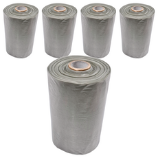 巧用 可透視清潔袋 超大 高密度聚乙烯HDPE+碳酸鈣CaCO3, 86L, 5捲