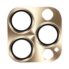 TOTU 拓途 鎧甲系列 鋁合金一體式鋼化玻璃膜鏡頭保護貼 金色, 1個