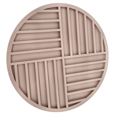 KOUJI叩吉好物 矽膠隔熱墊 S08 22cm, 奶茶咖, 2個