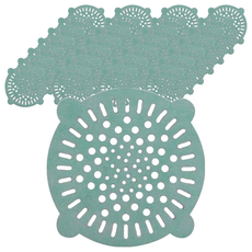 一次性排水孔濾網地漏貼, 10.2cm, 一組30入, 綠色