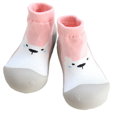 北極熊 寶寶膠底學步鞋 針織棉襪 輕量防滑