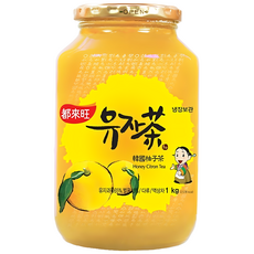 都來旺 蜂蜜柚子茶, 1kg, 1罐, 1罐