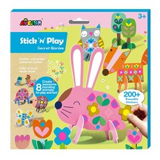 德國Avenir Kids N次換裝貼 適合3歲以上兒童, 繽紛花園, 1組