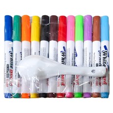 AFAMIC 艾法 兒童腦力激發創意DIY高顯色漂浮筆套装 12色, 綜合色, 1組