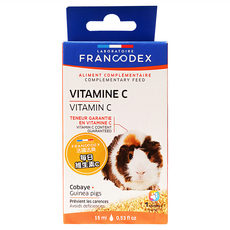 FRANCODEX 法典 小動物每日維生素C-液, 補充營養 適用於所有小齧齒動物, 15ml, 1盒