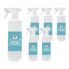 BUBUBOSS 寶寶防護罩 居家環境次氯酸水 水霧瓶 Set, 500ml, 6瓶