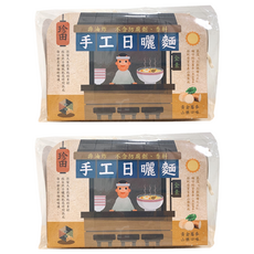 珍田生機 手工日曬麵，黃金蕎麥山藥口味，非油炸，不含防腐劑、香料, 600g, 2包