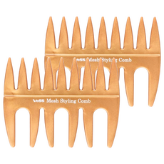 VeSS 自然蓬鬆雙排魚骨梳, Mesh Styling Comb, AC-400, 2個