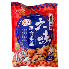 大嘟嘟 六味綜合米菓, 1個, 144g