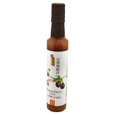 陳稼莊 百香果原汁 加糖, 250ml, 1瓶