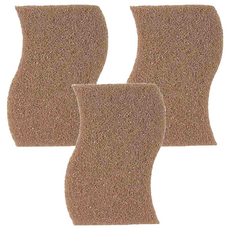 3M Scotch-Brite 百利 天然木漿棉菜瓜布 再生纖維 細緻餐具專用 115 x 70 x 18mm, 2片, 3盒