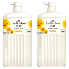 Enchanteur 艾詩 芬香沐浴露 魅力花香, 1L, 2瓶