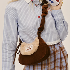 Vanwalk 出走 復古奶油少女單肩包 V2693