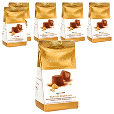 CHOCOLITALY 榛果夾心松露造型巧克力, 完整天然果乾 可可的濃純香味 雙重絕妙滋味, 100g, 6袋