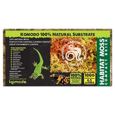 komodo 科魔多 棲息苔蘚磚, 100%天然棲息苔蘚 適合自然景觀造景 爬蟲箱造景, K053, 1個